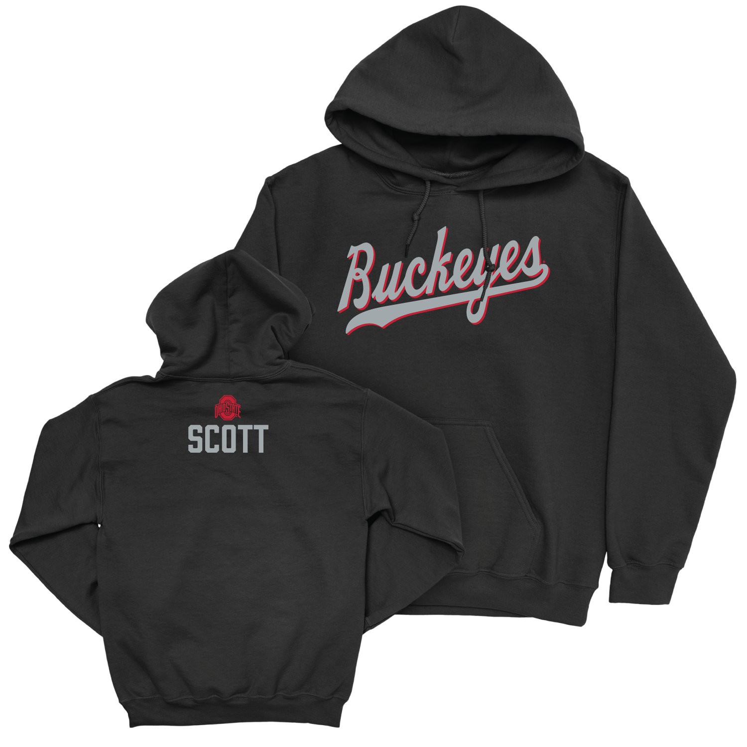 Ohio State Women's Rowing Black Script Hoodie - Lucy Scott