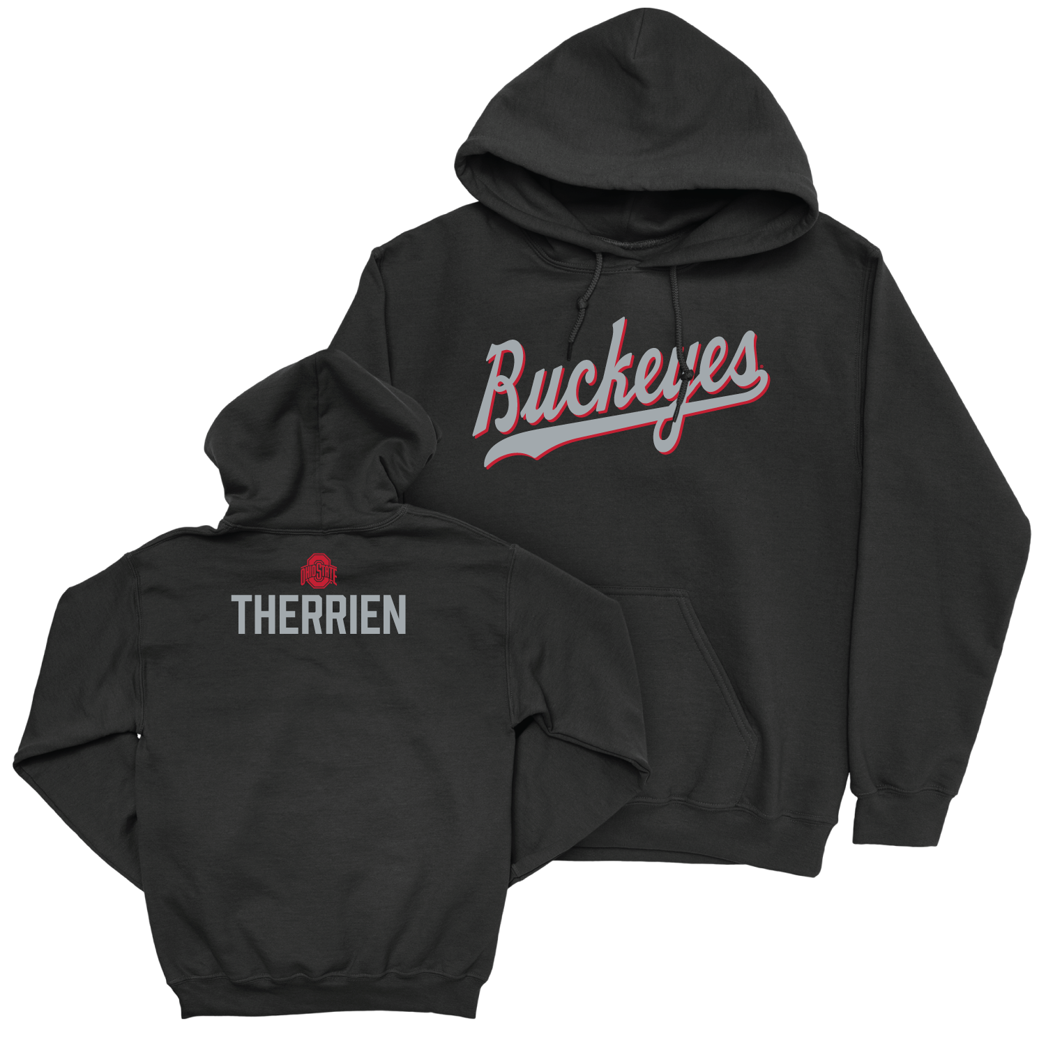Ohio State Women's Swim & Dive Black Script Hoodie - Emmy Therrien