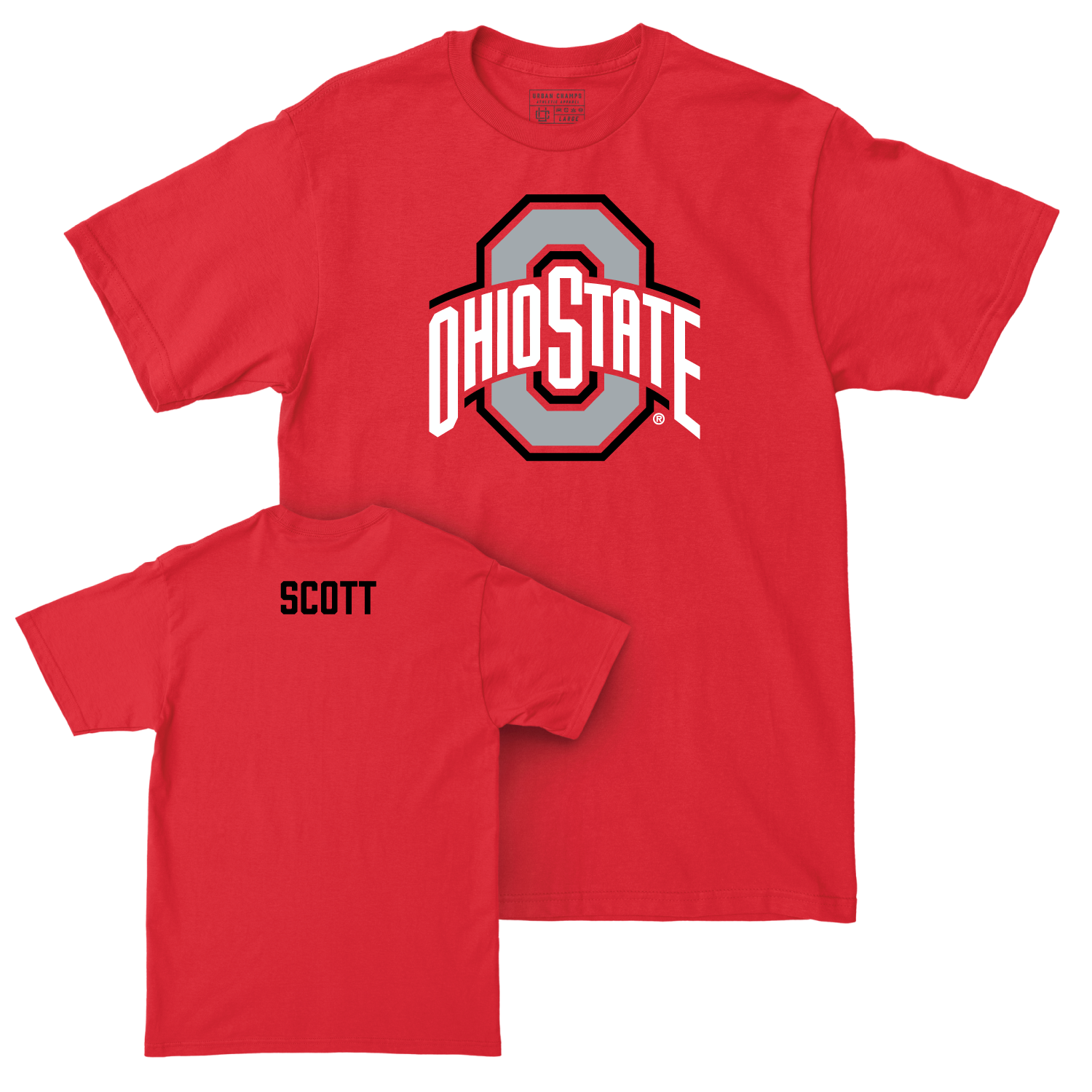 Ohio State Women's Rowing Red Legacy Tee - Lucy Scott