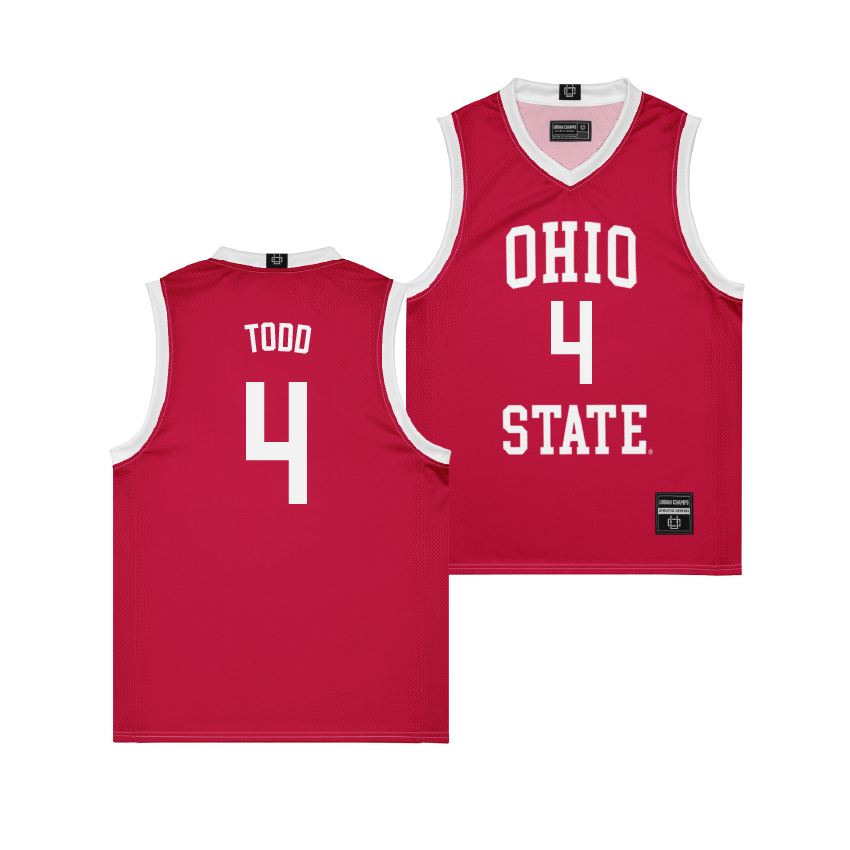 Ohio State Women's Basketball Red Jersey  - Tyana Todd