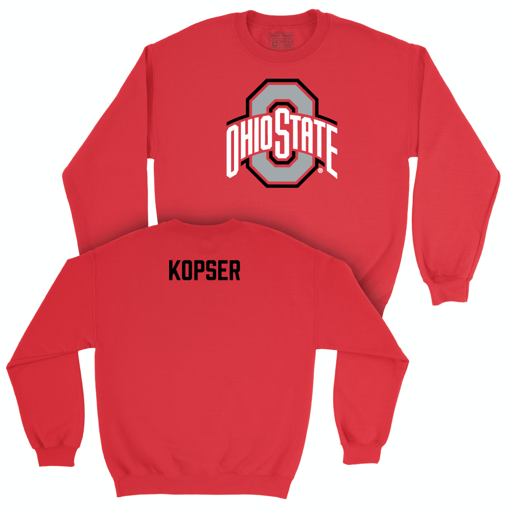 Ohio State Women's Cross Country Red Legacy Crew - Allie Kopser