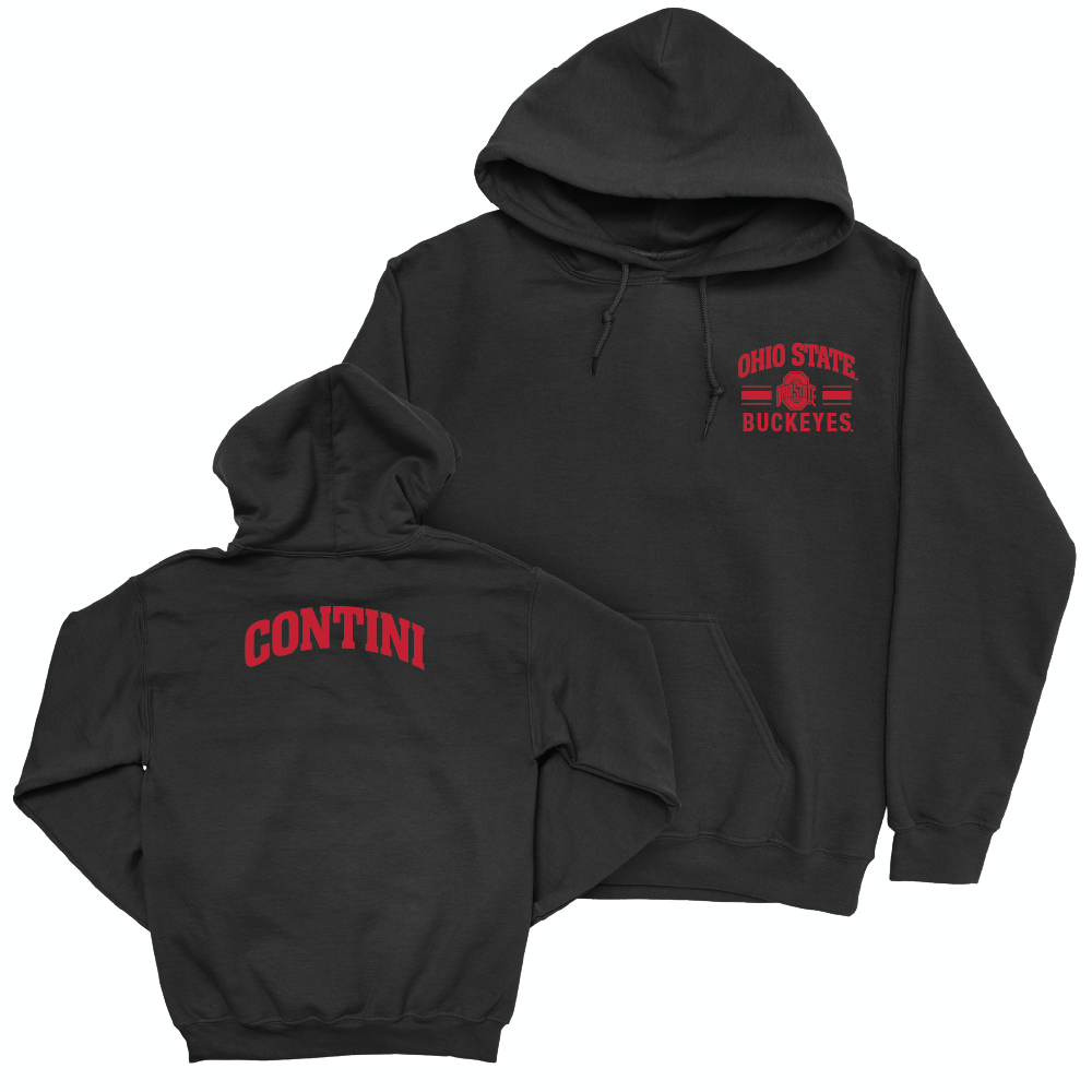 Ohio State Men's Gymnastics Black Victory Hoodie - Peyton Contini