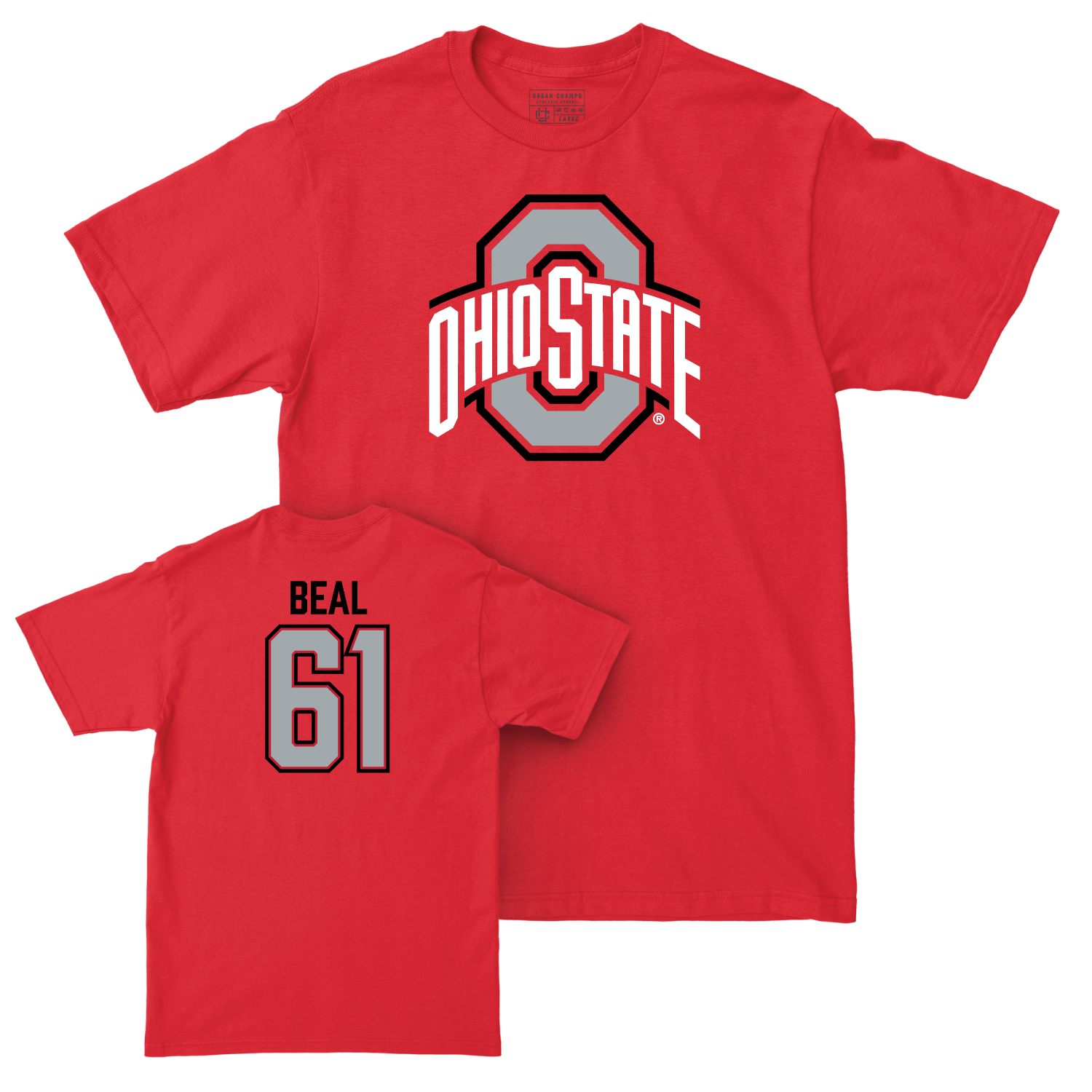 Ohio State Football Red Legacy Tee - Landon Beal