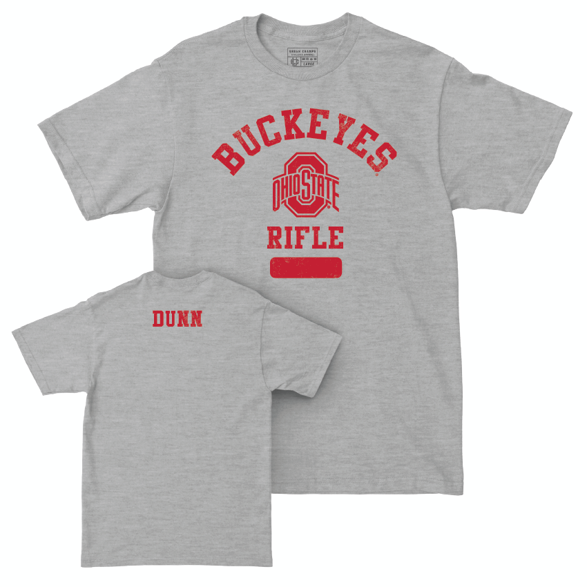 Ohio State Women's Rifle Sport Grey Varsity Tee - Riley Dunn