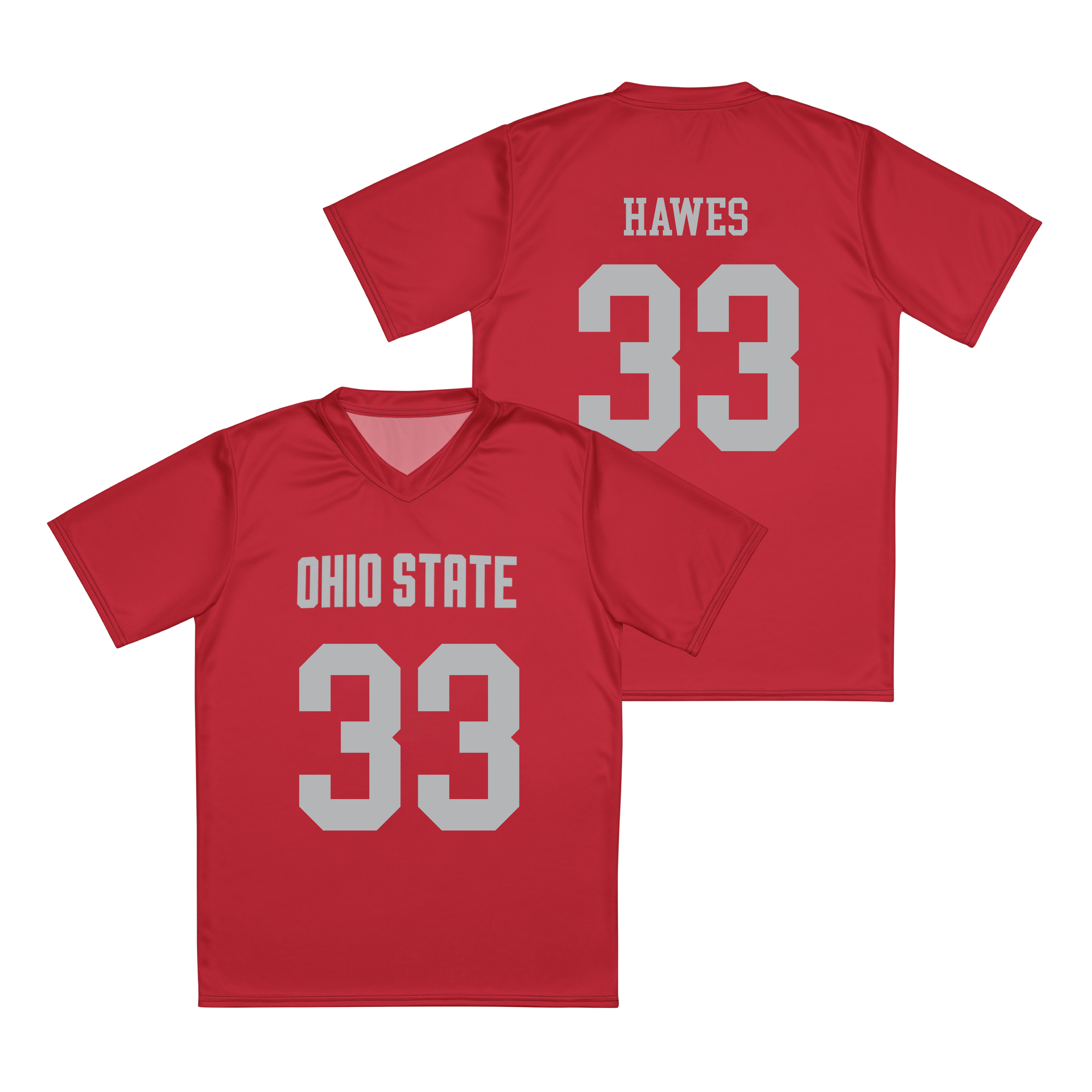 Ohio State Women's Lacrosse Red Jersey  - Abby Hawes