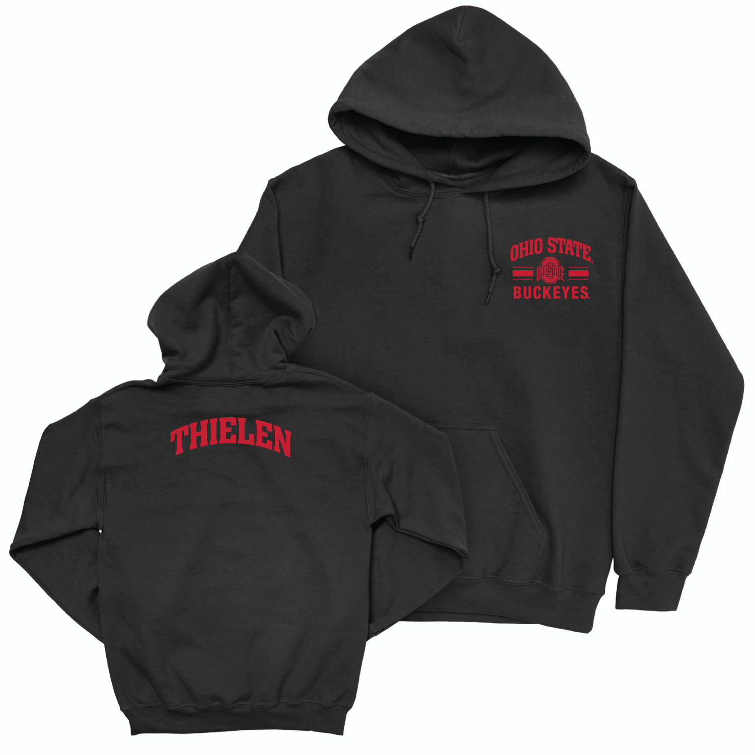Ohio State Women's Dancing Black Victory Hoodie - Cece Thielen