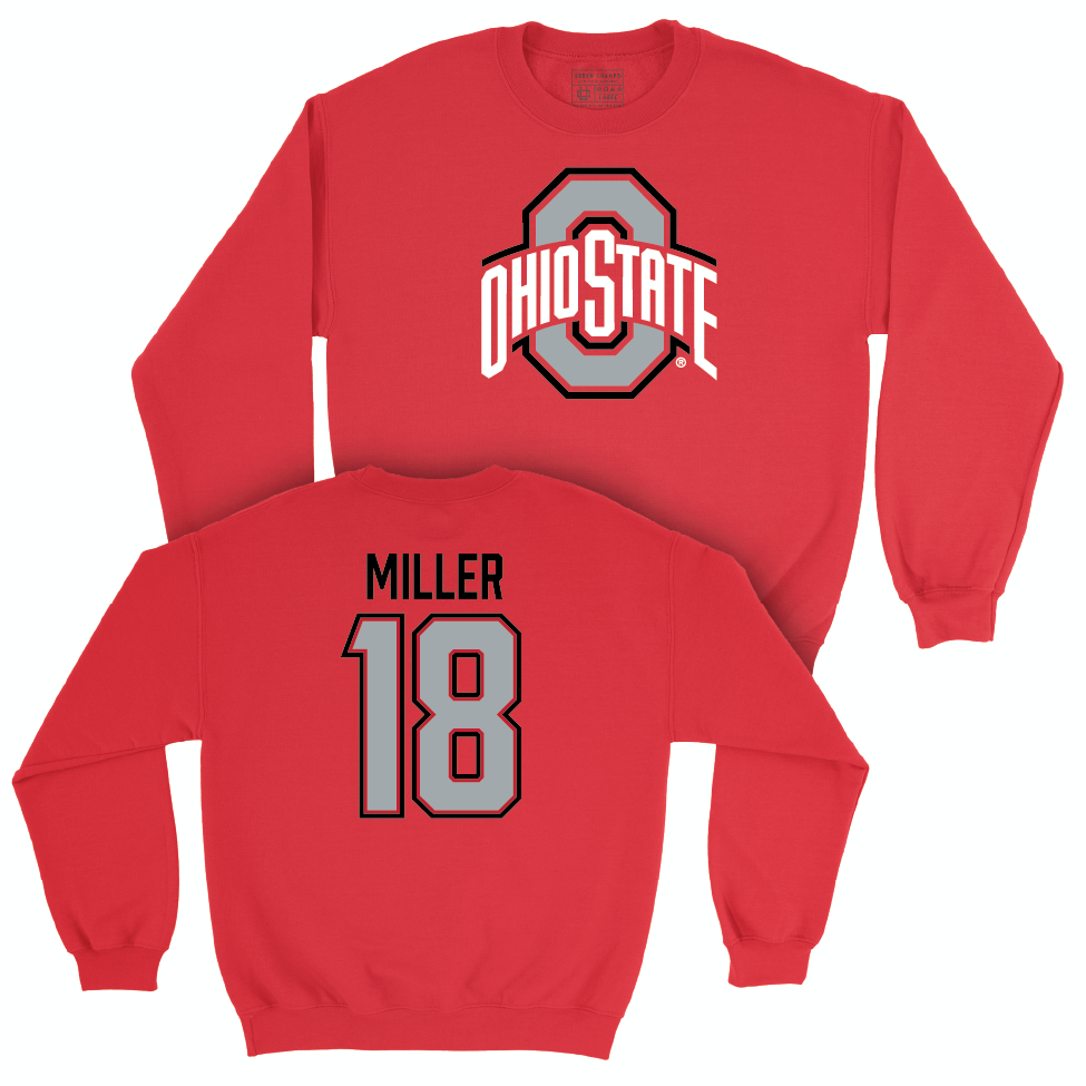 Ohio State Football Red Legacy Crew - Bodpegn Miller